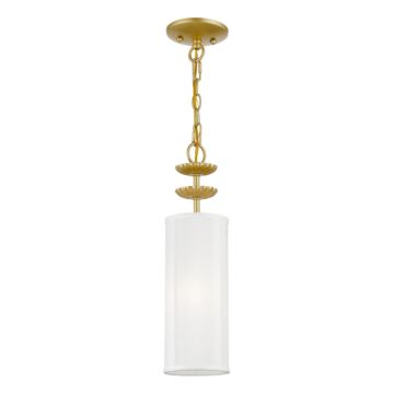 Brookdale 1-Light Mini Pendant in Soft Gold