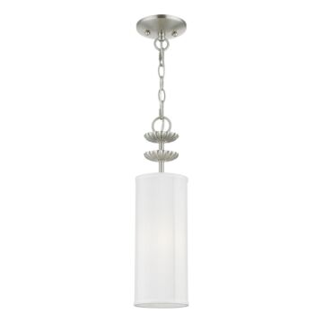Brookdale 1-Light Mini Pendant in Brushed Nickel