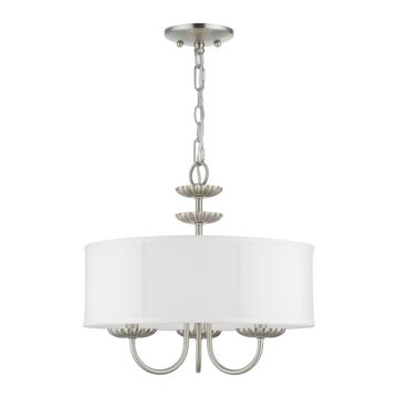 Brookdale 3-Light Pendant in Brushed Nickel