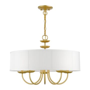 Brookdale 5-Light Pendant in Soft Gold
