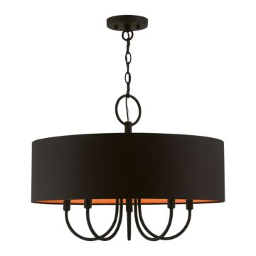 Sentosa 5-Light Pendant in Black