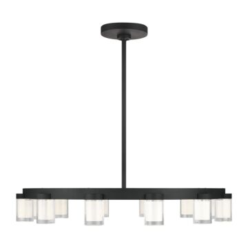 Esfera LED Chandelier in Nightshade Black by Visual Comfort Modern