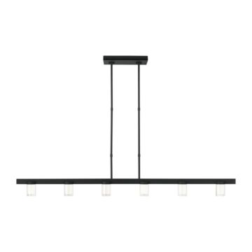 Esfera LED Linear Suspension in Nightshade Black by Visual Comfort Modern