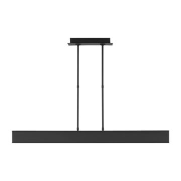 I Beam LED Linear Suspension in Nightshade Black by Visual Comfort Modern