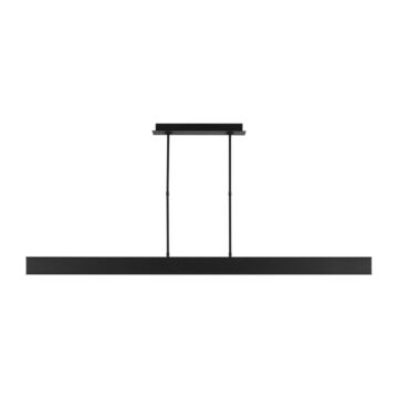 I Beam LED Linear Suspension in Nightshade Black by Visual Comfort Modern