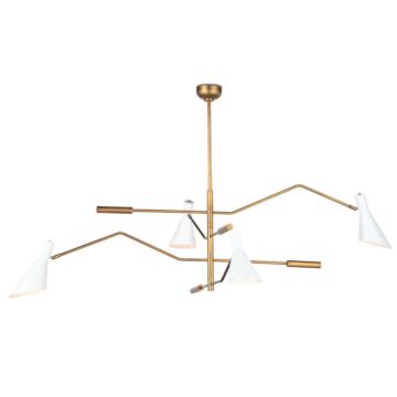 Spyder  Chandelier in White by Regina Andrew Detroit