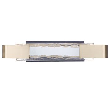 Harmony LED Vanity in Flat Black Satin Brass by Craftmade