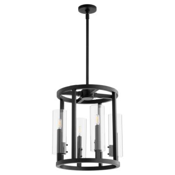 Harbin Four Light Entry in Textured Black by Quorum International