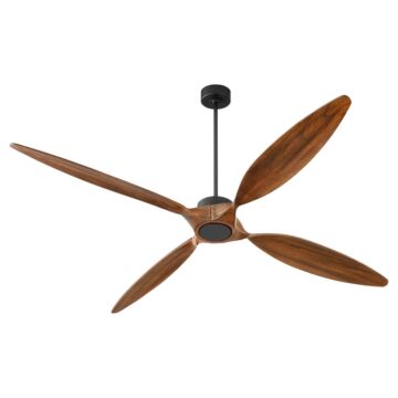 Papillon 80"Ceiling Fan in Matte Black by Quorum International