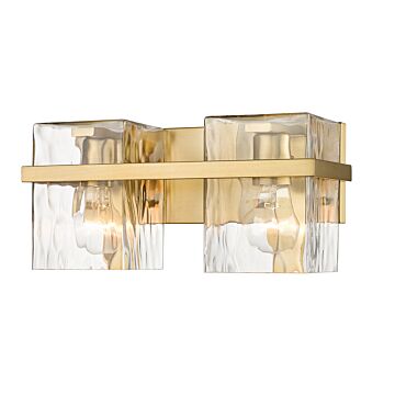 Bennington Bathroom Vanity Light in Modern Gold by Z-Lite