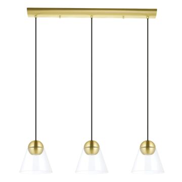 Cerasella LED Pendant in Brushed Brass by Eglo USA