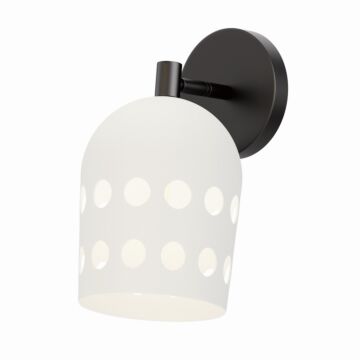 Dottie One Light Wall Sconce in Black by Maxim
