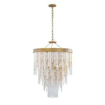 Lafayette Seven Light Chandelier in Havana Gold by Varaluz