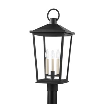 Soren Three Light Outdoor Post Mount in Textured Black by Troy Lighting