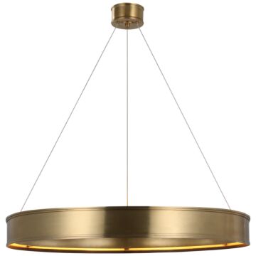 Connery LED Chandelier in Antique-Burnished Brass by Visual Comfort Signature