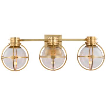 Gracie LED Wall Sconce in Antique-Burnished Brass by Visual Comfort Signature