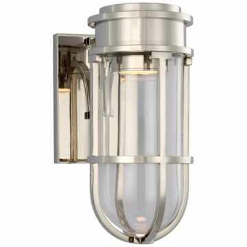 Gracie LED Wall Sconce in Polished Nickel by Visual Comfort Signature