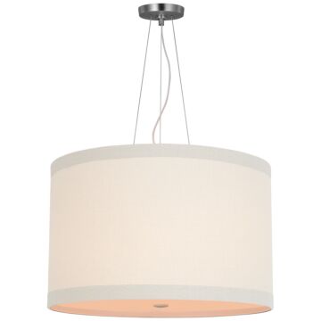 Walker LED Pendant in Burnished Silver Leaf by Visual Comfort Signature