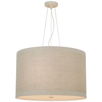 Walker LED Pendant in Light Cream by Visual Comfort Signature