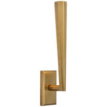 Galahad LED Wall Sconce in Hand-Rubbed Antique Brass by Visual Comfort Signature