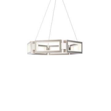Mies LED Chandelier in Brushed Nickel by Modern Forms