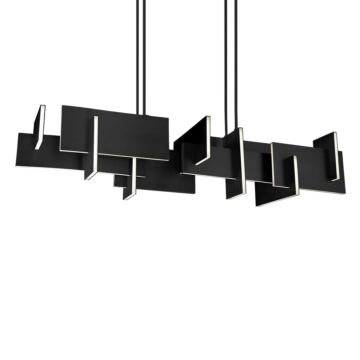 Amari LED Linear Pendant in Black by Modern Forms