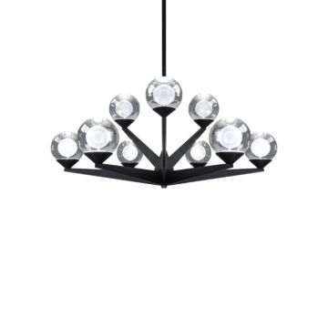 Double Bubble LED Chandelier in Black by Modern Forms