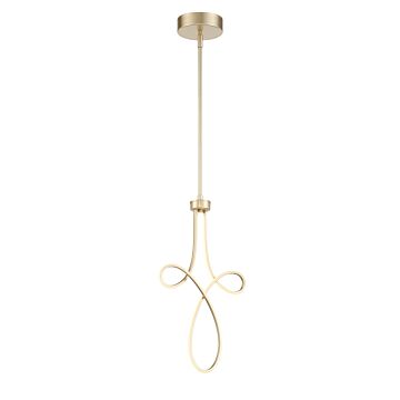 Astor LED Mini Pendant in Soft Gold by George Kovacs