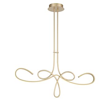 Astor LED Island Pendant in Soft Gold by George Kovacs