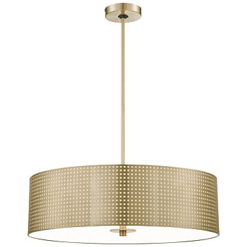 Grid  Pendant in Soft Rass by George Kovacs