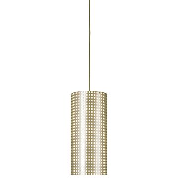 Grid  Mini Pendant in Soft Rass by George Kovacs