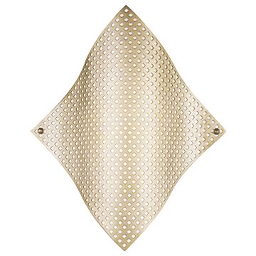 Grid  Wall Sconce in Soft Rass by George Kovacs