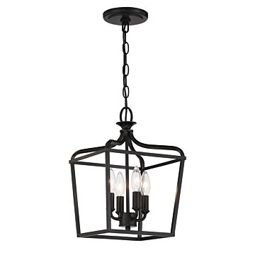 Laurel Estate  Foyer Semi Flush in Coal by Minka-Lavery