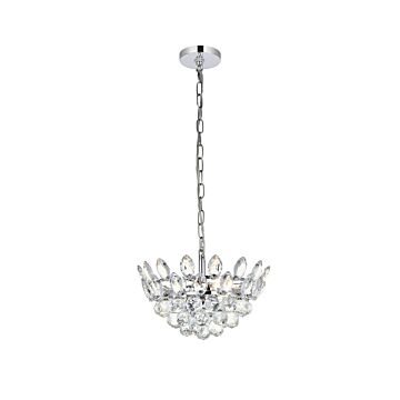 Emilia 3-Light Pendant in Chrome