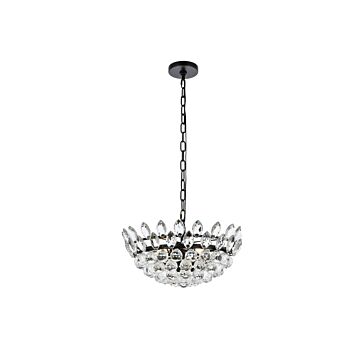 Emilia 5-Light Pendant in Black