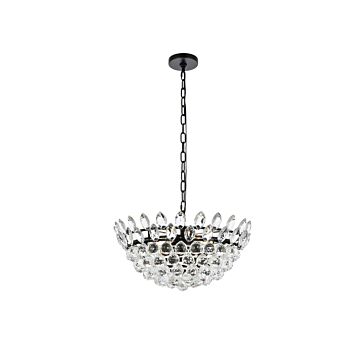 Emilia 5-Light Pendant in Black