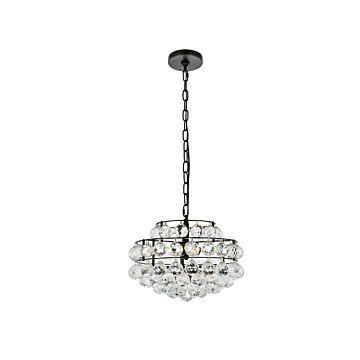 Savannah 3-Light Pendant in Black