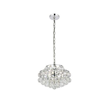 Savannah 3-Light Pendant in Chrome
