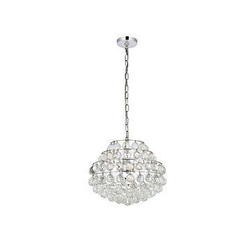Savannah 3-Light Pendant in Chrome