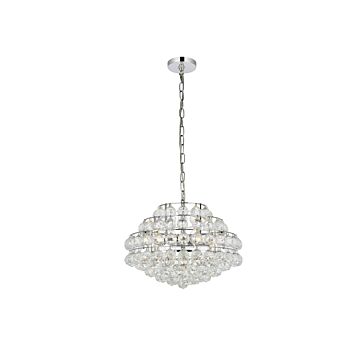 Savannah 5-Light Pendant in Chrome