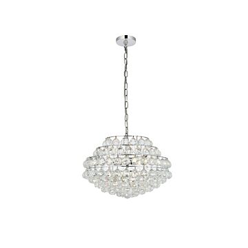 Savannah 5-Light Pendant in Chrome