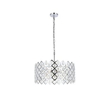 Lyla 5-Light Pendant in Chrome