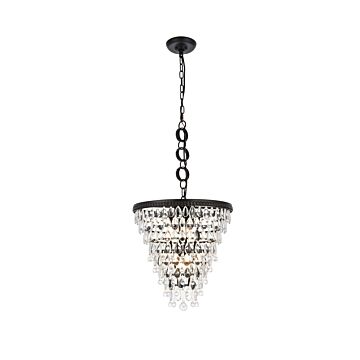 Nordic 5-Light Pendant in Black
