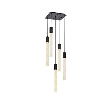 Weston 5-Light Pendant in Black