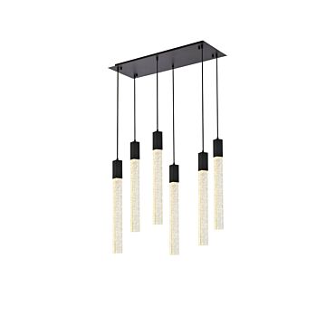 Weston 6-Light Pendant in Black