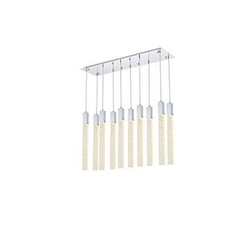 Weston 10-Light Pendant in Chrome