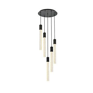Weston 5-Light Pendant in Black