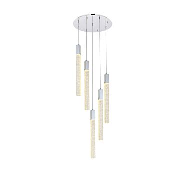 Weston 5-Light Pendant in Chrome