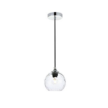 Cashel 1-Light Pendant in Chrome