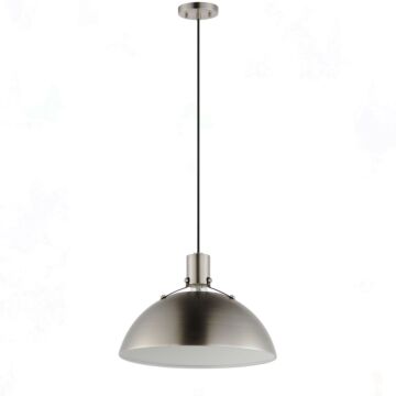 Dawn One Light Pendant in Satin Nickel by Maxim